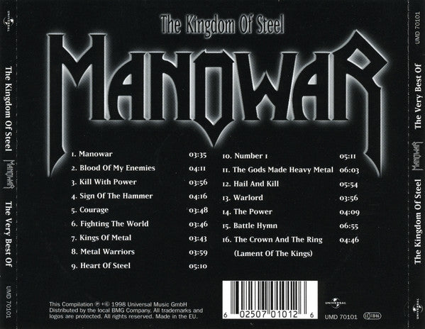 Manowar - The Kingdom Of Steel (The Very Best Of)