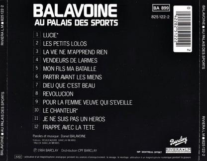 Daniel Balavoine - Au Palais Des Sports