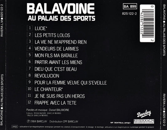 Daniel Balavoine - Au Palais Des Sports