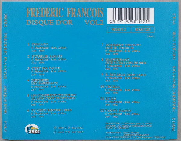 Frédéric François - Disque D'Or Vol 2