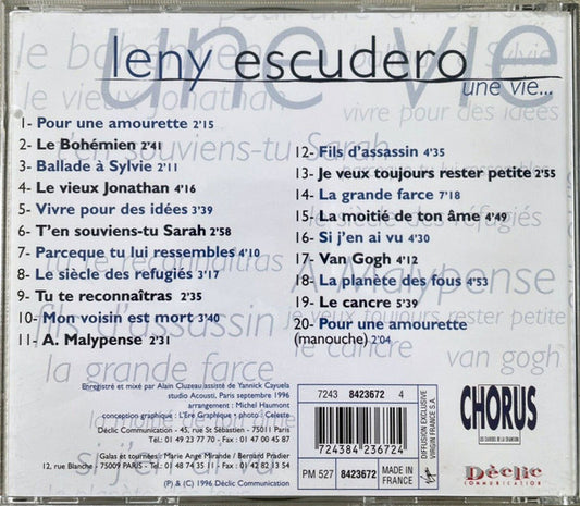 Leny Escudero - Une Vie...