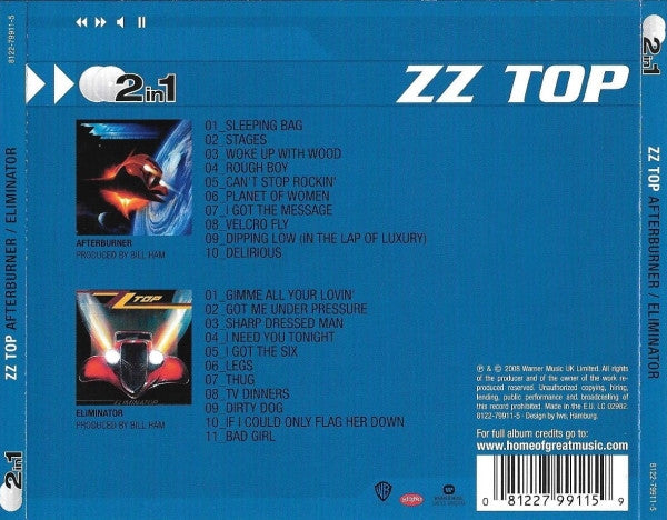 ZZ Top - Afterburner / Eliminator