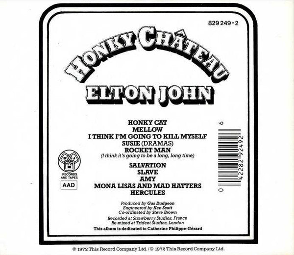Elton John - Honky Chateau