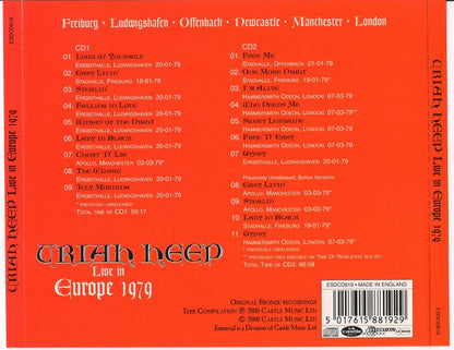 Uriah Heep - Live In Europe 1979