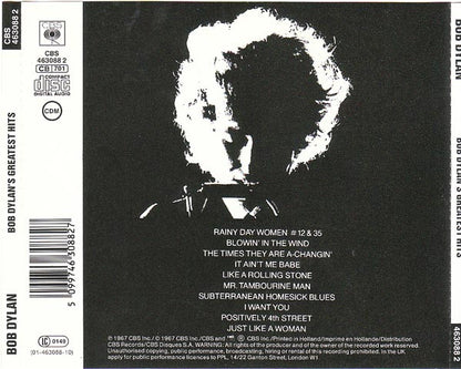 Bob Dylan - Bob Dylan's Greatest Hits