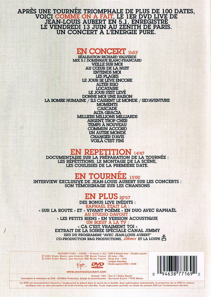 Jean-Louis Aubert - Comme On A Fait
