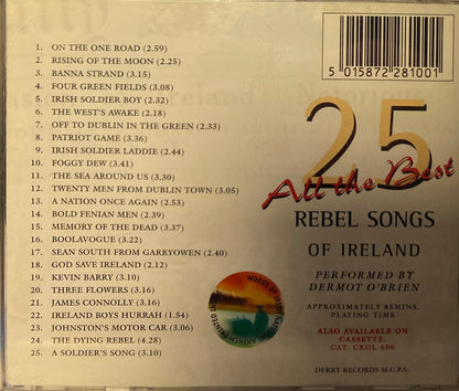 25 Rebel songs of ireland