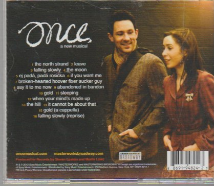 Glen Hansard , Markéta Irglová, Fergus O'Farrell – Once -A New Musical (Original Broadway Cast Recording)