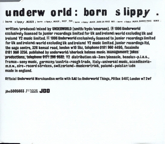 Underworld - Born Slippy