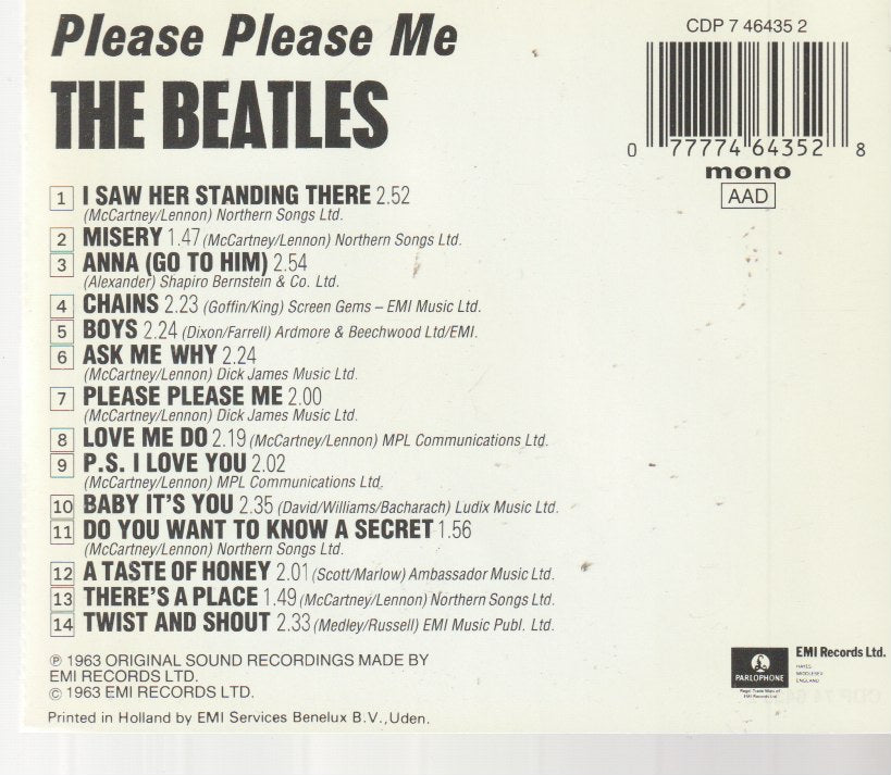 Beatles, The - Please Please Me