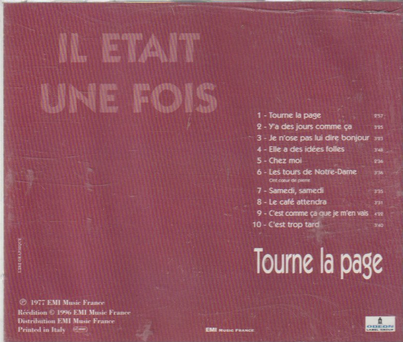 Il Était Une Fois - Tourne La Page