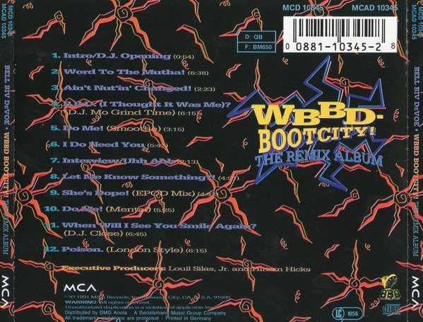 Bell Biv Devoe - WBBD  Bootcity! The Remix Album