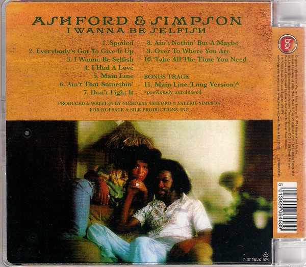 Ashford & Simpson – I Wanna Be Selfish
