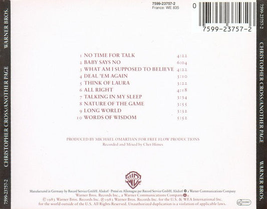 Christopher Cross - Another Page