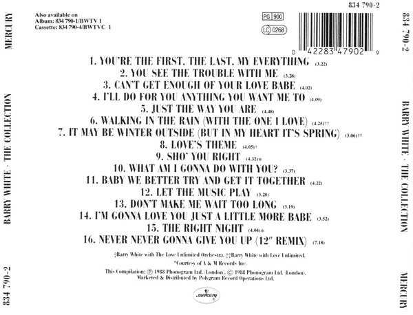Barry White – The Collection