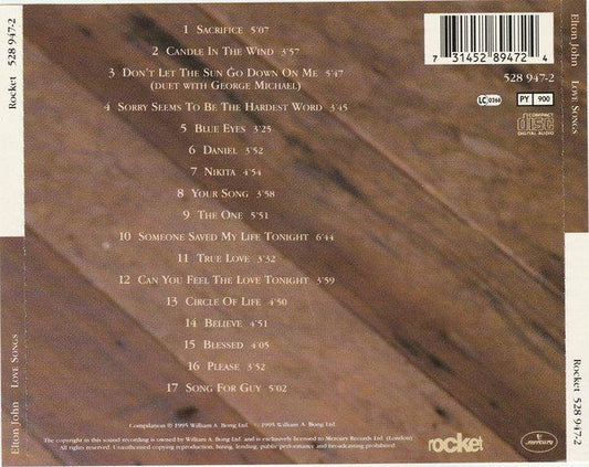 Elton John - Love Songs