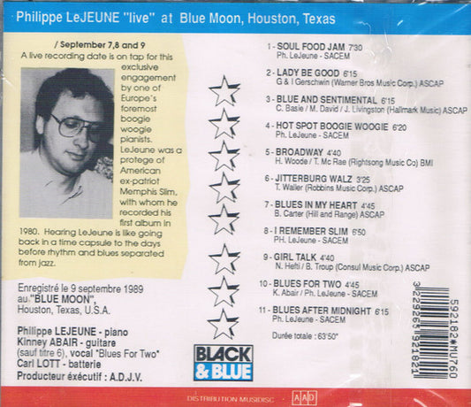 Philippe Lejeune – Live At Blue Moon