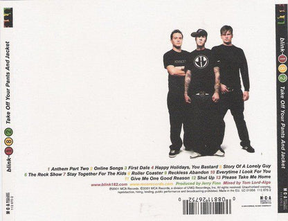 Blink-182  Take Off Your Pants And Jacket