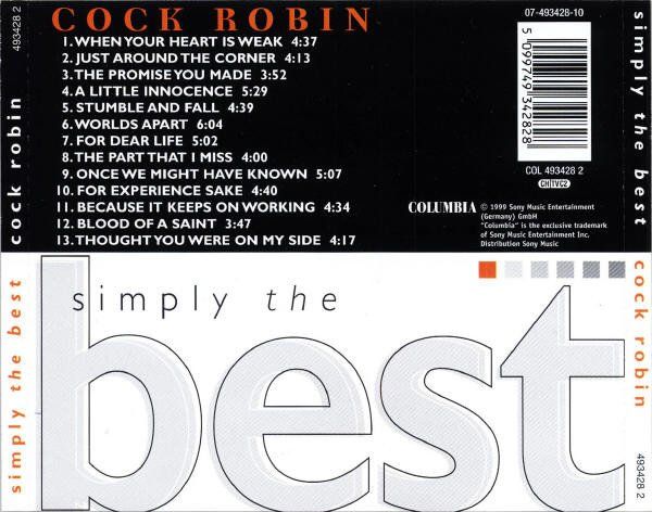 Cock Robin - Simply The Best
