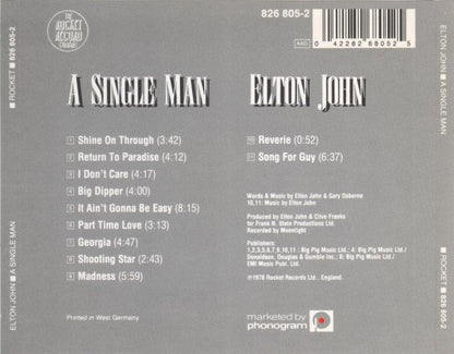Elton John - A Single Man
