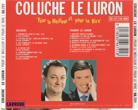 Coluche - Le Luron – Pour Le Meilleur Et Pour Le Rire