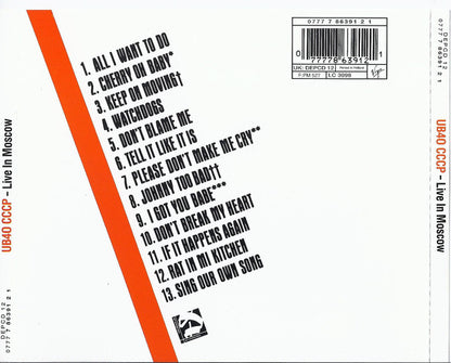 UB40 – CCCP - Live In Moscow