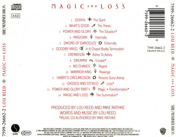 Lou Reed - Magic And Loss