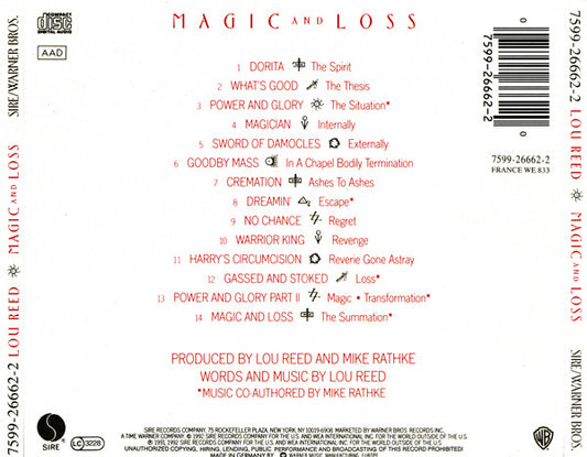 Lou Reed - Magic And Loss