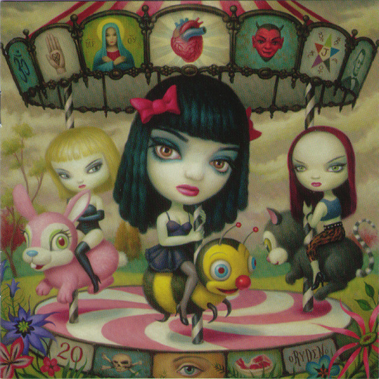 Jack Off Jill – Clear Hearts Grey Flowers