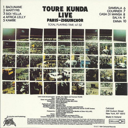 Touré Kunda – Live Paris-Ziguinchor