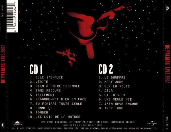 Gérard De Palmas – Live 2002