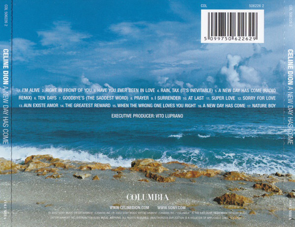 Céline Dion – A New Day Has Come