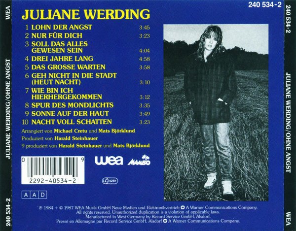 Juliane Werding - Ohne Angst