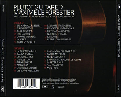 Maxime Le Forestier – Plutôt Guitare - Enregistrement Public