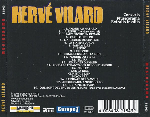 Hervé Vilard – Musicorama - Capri C'est Fini