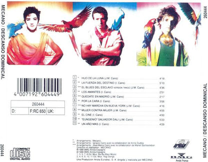 Mecano – Descanso Dominical