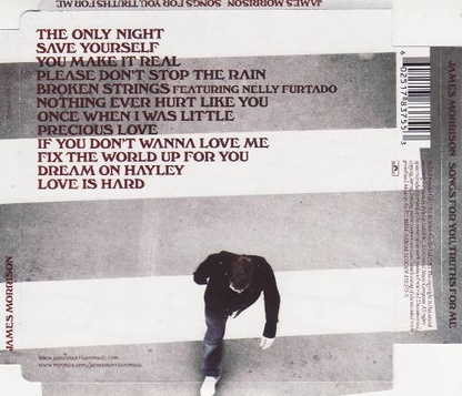 James Morrison  ‎– Songs For You, Truths For Me