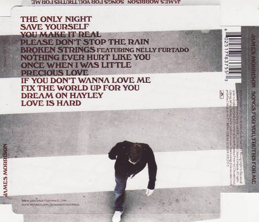 James Morrison  ‎– Songs For You, Truths For Me