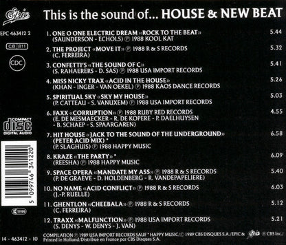 This Is The Sound Of... - House & New Beat