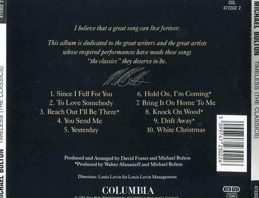Michael Bolton – Timeless (The Classics)