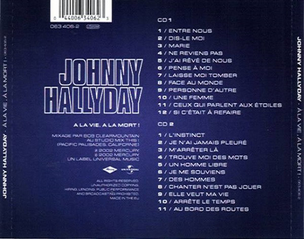 Johnny Hallyday – À La Vie, À La Mort !