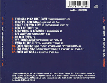 Bobby Brown ‎– Two Can Play That Game