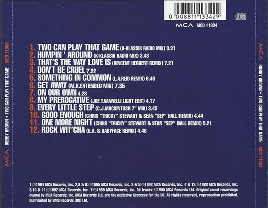 Bobby Brown ‎– Two Can Play That Game