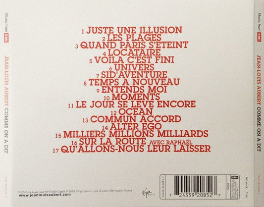 Jean-Louis Aubert - Comme On A Dit