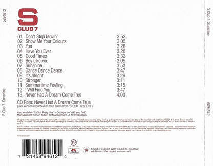 S Club 7 – Sunshine
