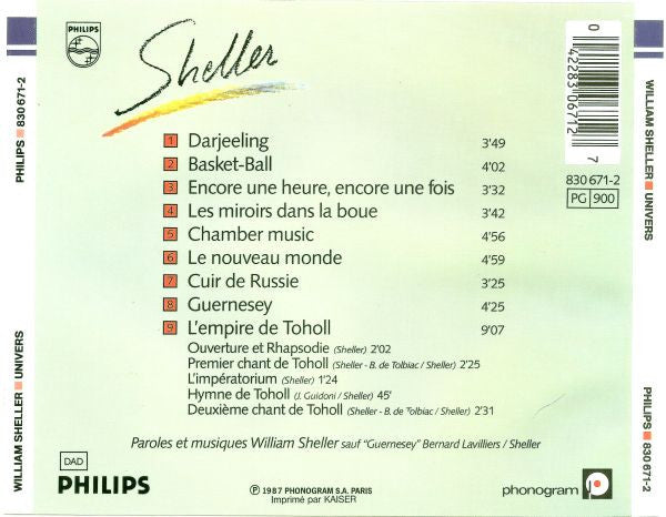 William Sheller – Univers