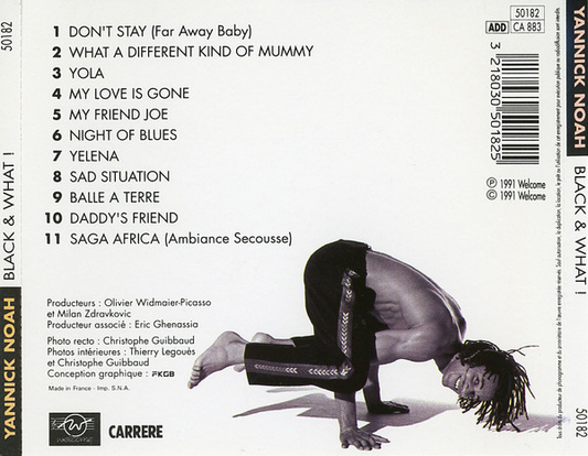 Yannick Noah ‎– Black & What!