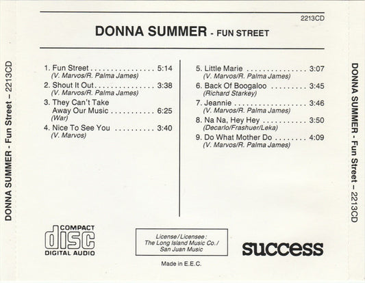 Donna Summer – Fun Street