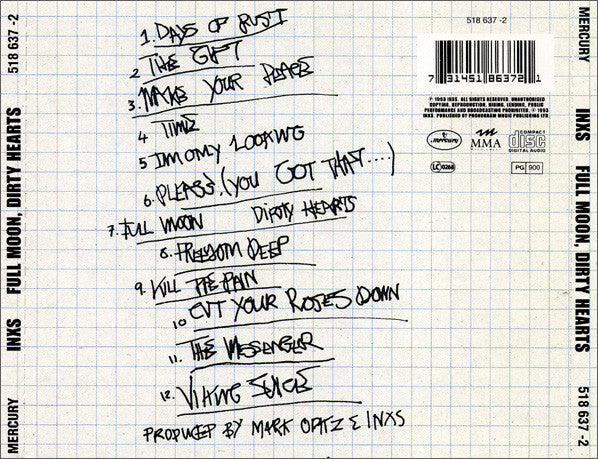 INXS – Full Moon, Dirty Hearts