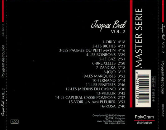 Jacques Brel - Vol. 2